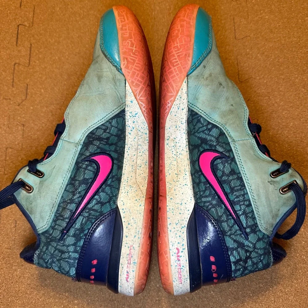 Nike LeBron NXXT Gen Ghost Green Pink Foam Basketball Shoes FJ1566-300 Mens 9